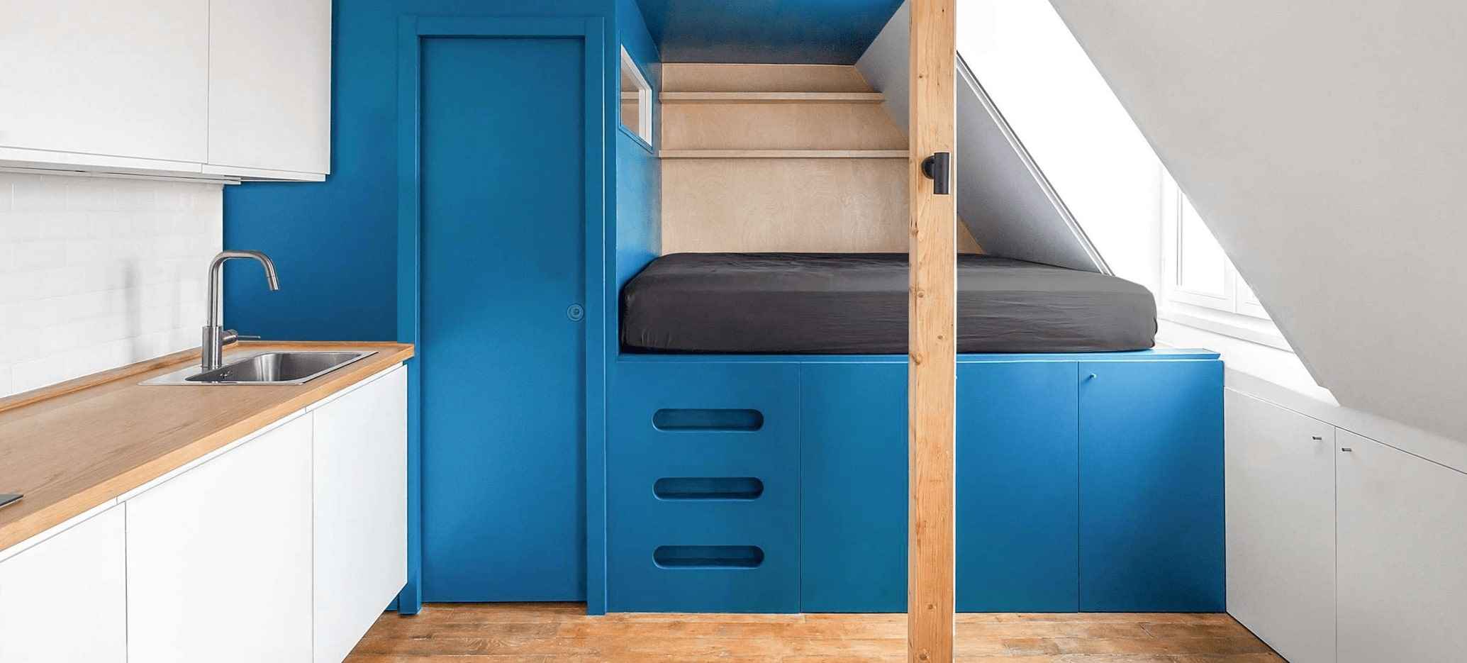 Rénover une chambre de bonne conseil mettez de la couleur