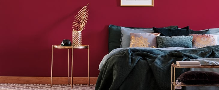 Insérer la couleur Magenta dans une chambre à coucher