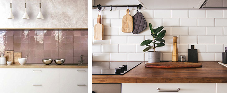 crédences pour cuisines en carrelage pour les petits budgets