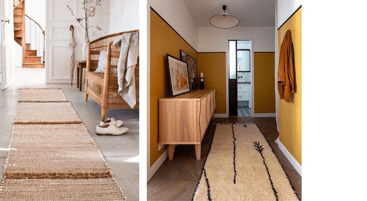 décorer un couloir : ajouter des tapis