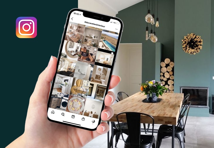 Le réseau social Instagram pour trouver des idées déco