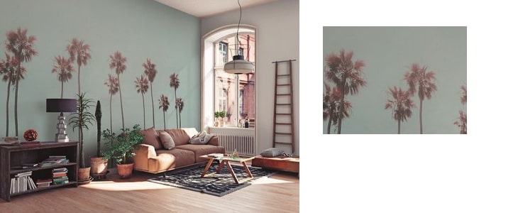 Papier peint ambiance californienne