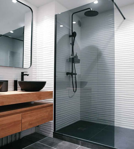 Rénovation salle de bain Chaville par Atelier Sésame