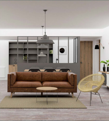 Architecte et plan 3D conseils pour décoration d'intérieur Atelier Sésame